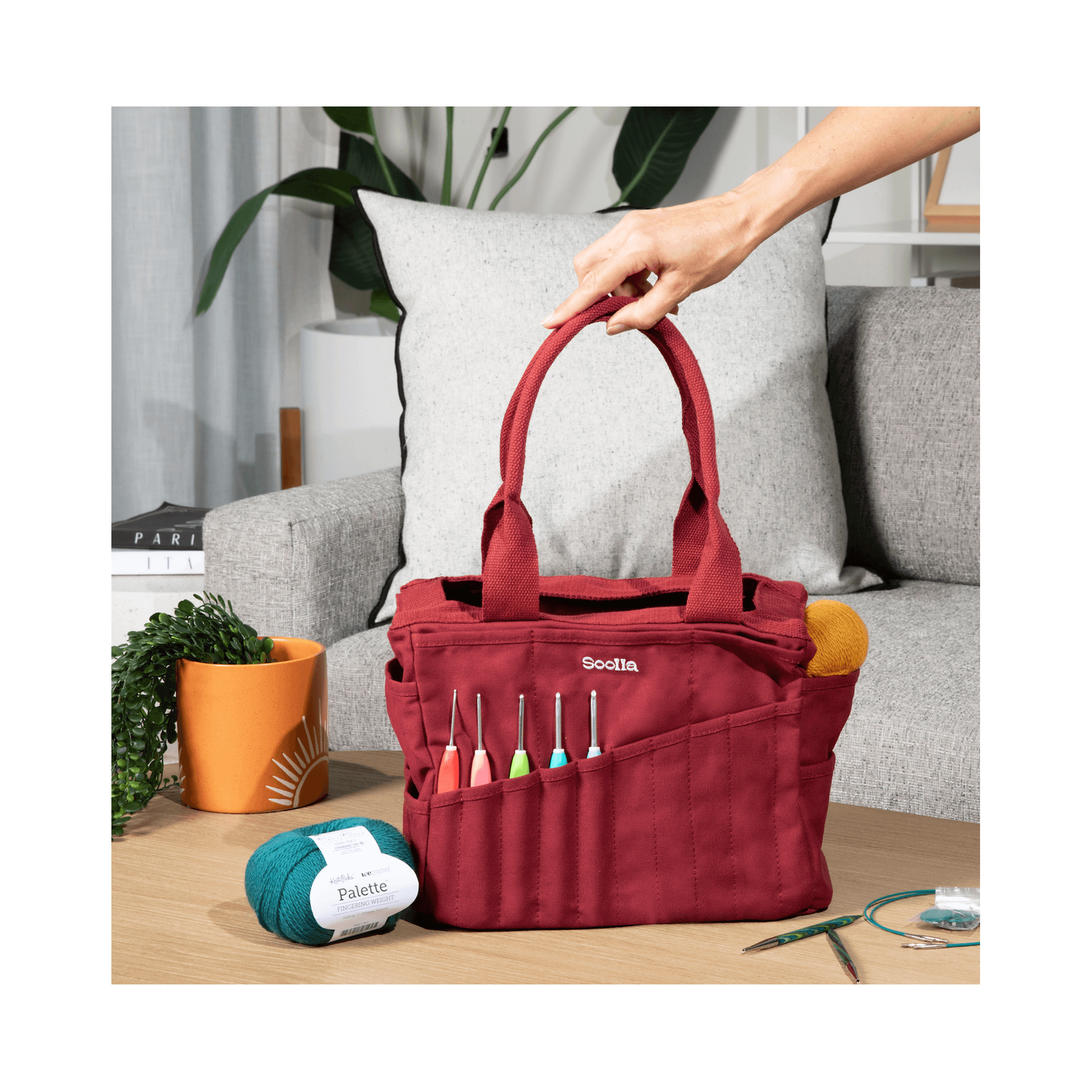 Soolla Studio Bag, Cinnamon, Pottery Tool Bag