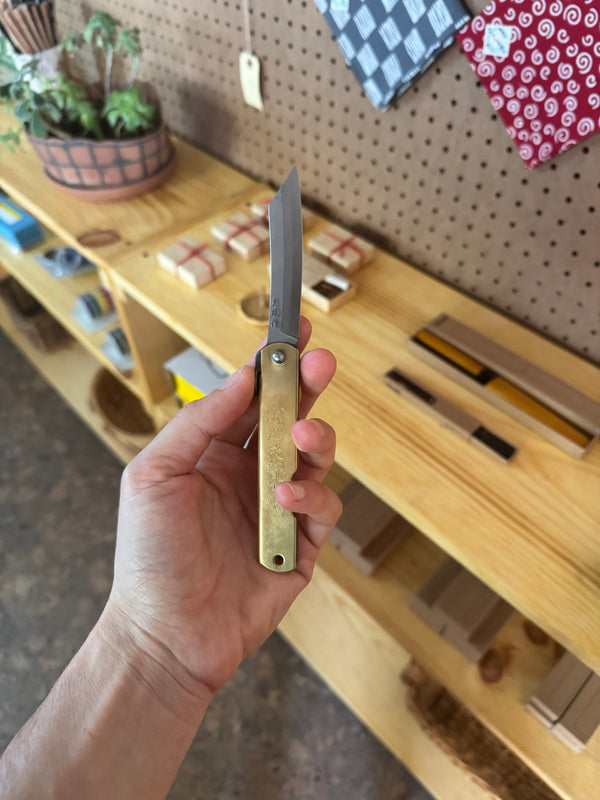 Niwaki Blue Steel Higonokami Folding Knife