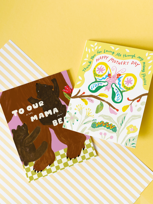 Mama Bear – Cute Whimsical Mother’s Day Greeting Card