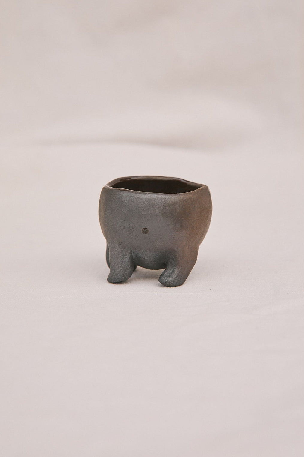 Black Bowl - Tiny With Legs