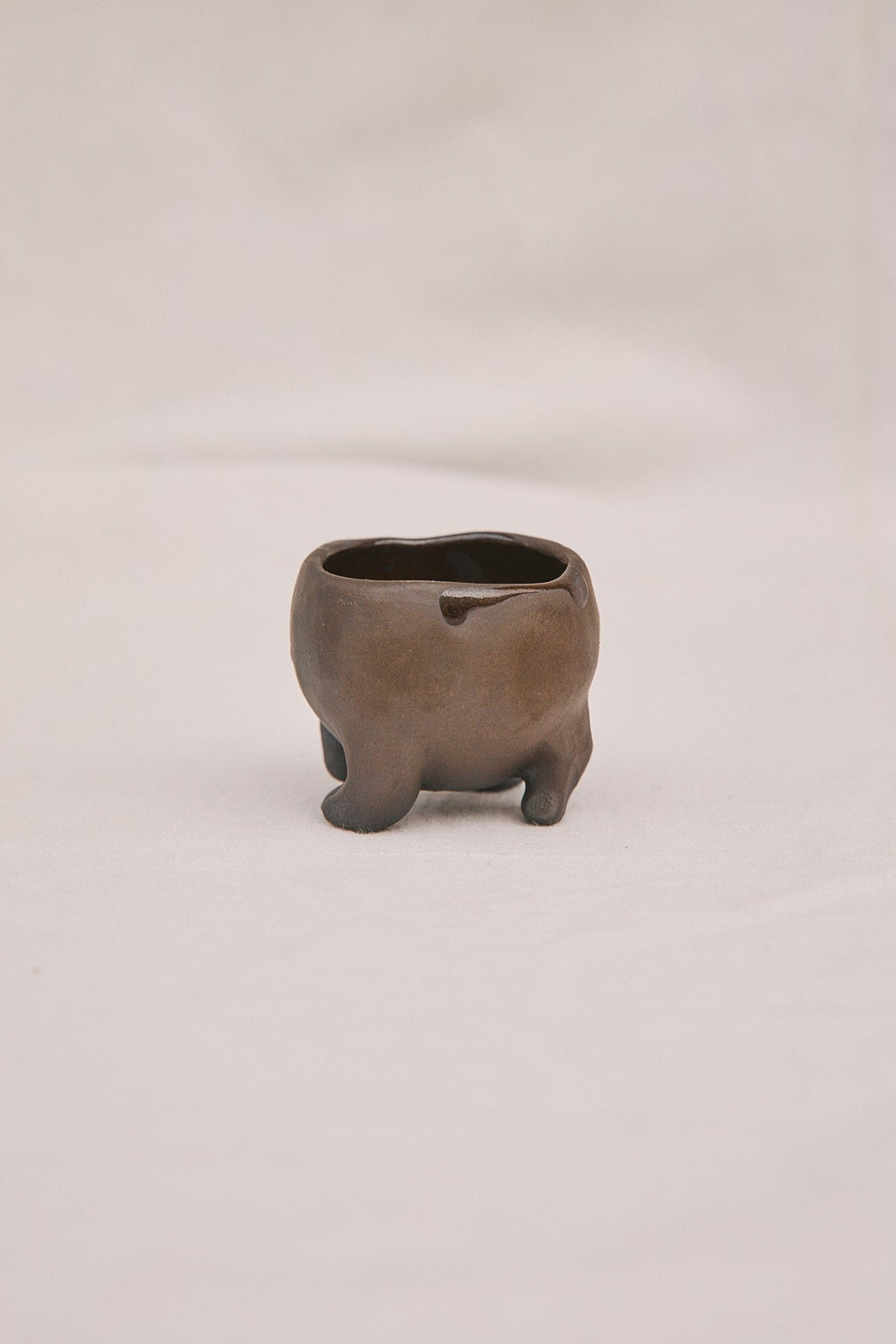 Black Bowl - Tiny With Legs