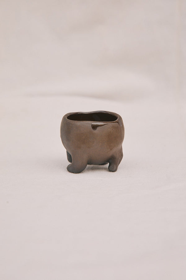 Black Bowl - Tiny With Legs