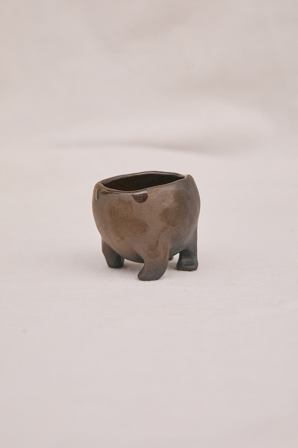 Black Bowl - Tiny With Legs