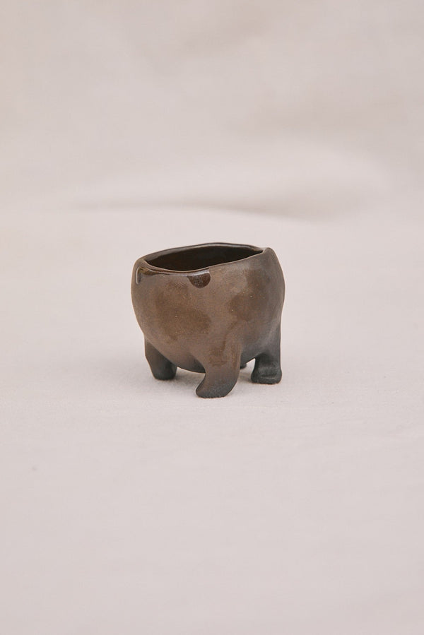 Black Bowl - Tiny With Legs