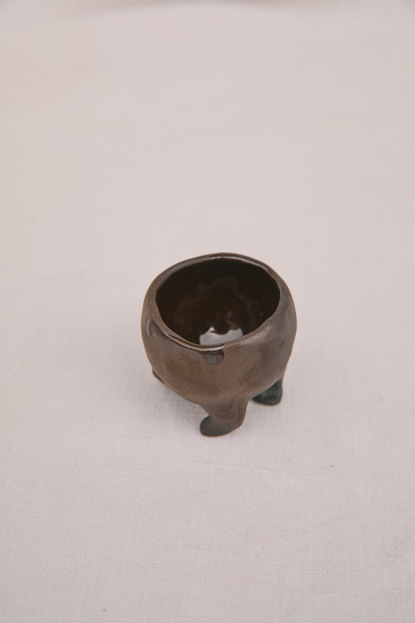 Black Bowl - Tiny With Legs