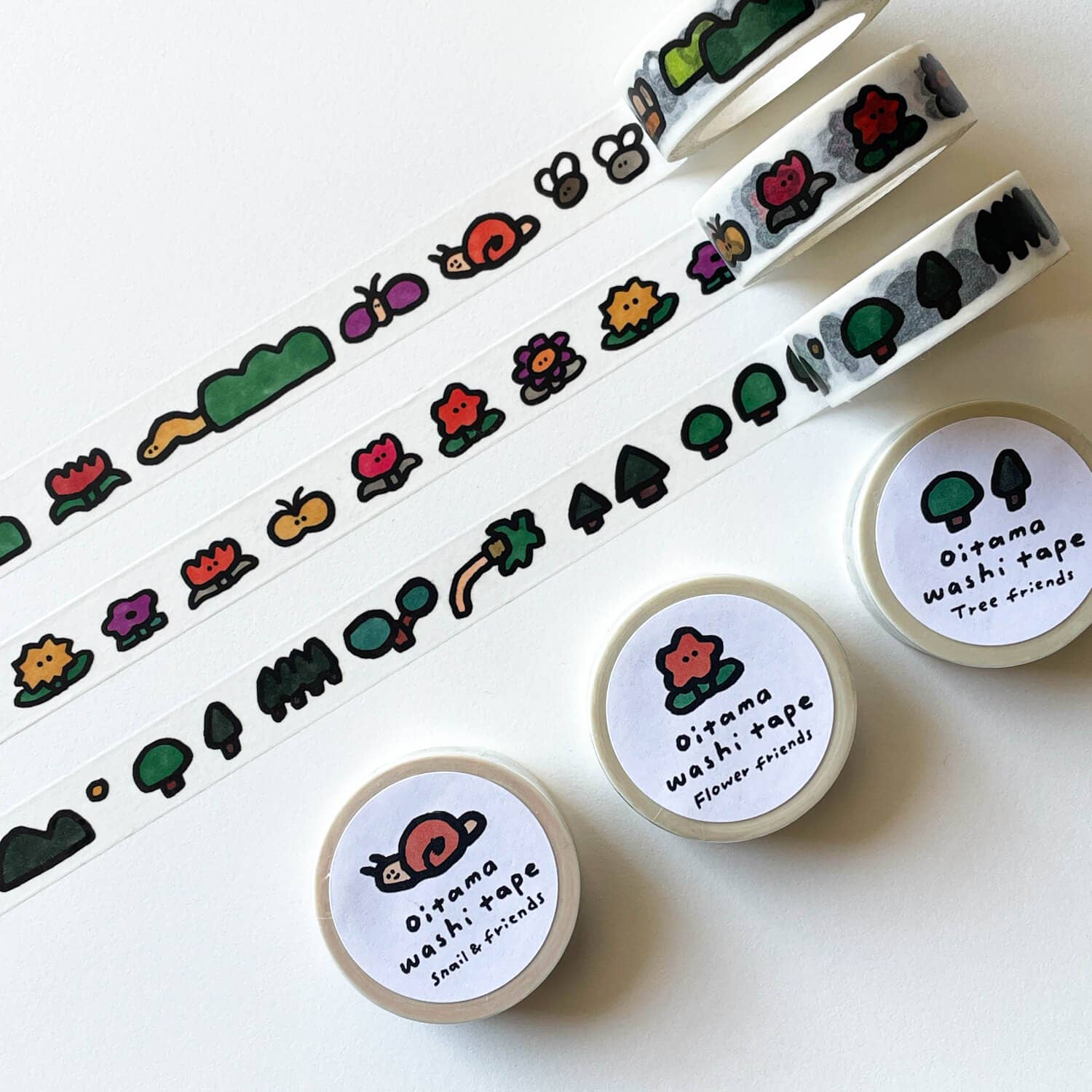 Washi Tape - Snail and Friends