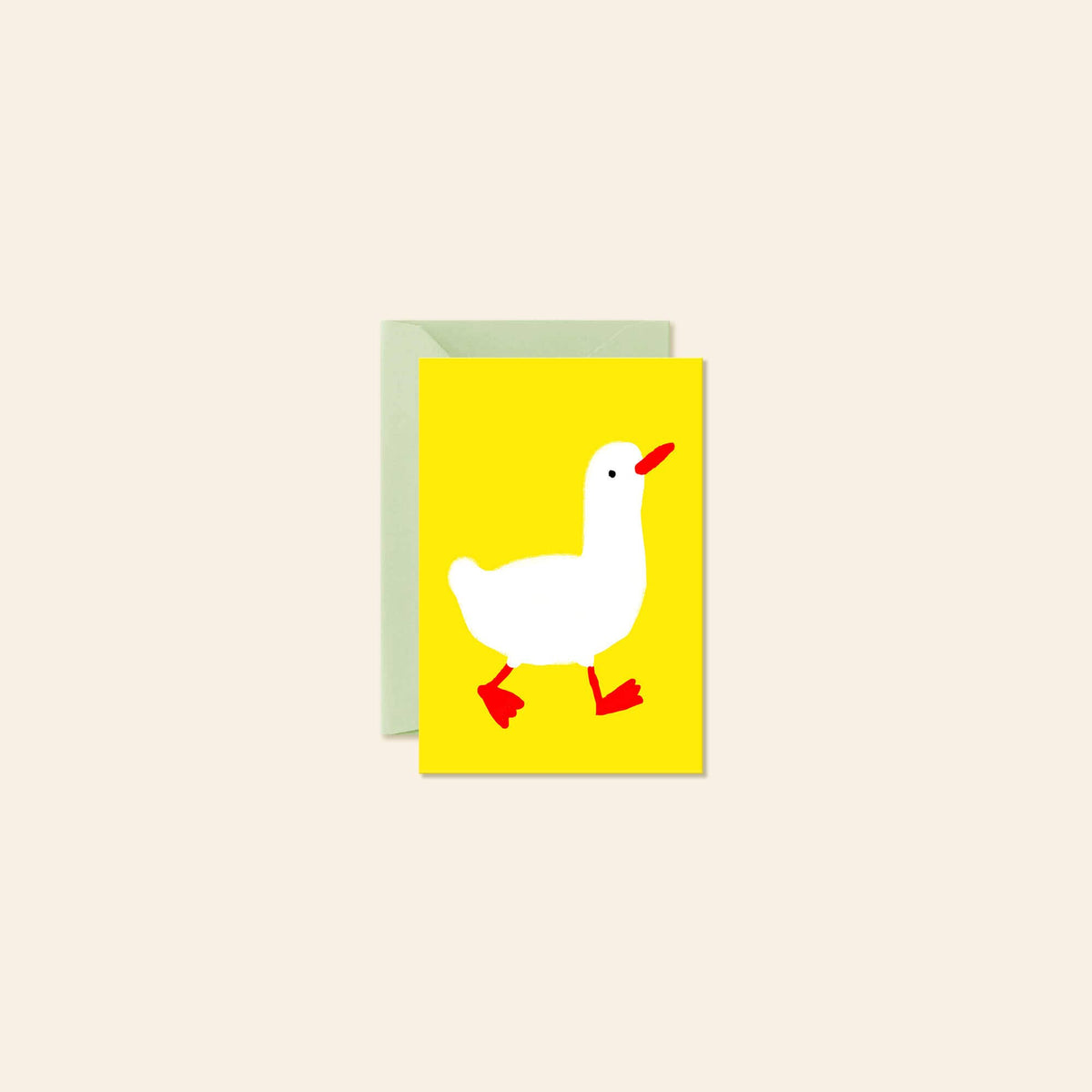 Duck – Cute Animal Mini Note Card