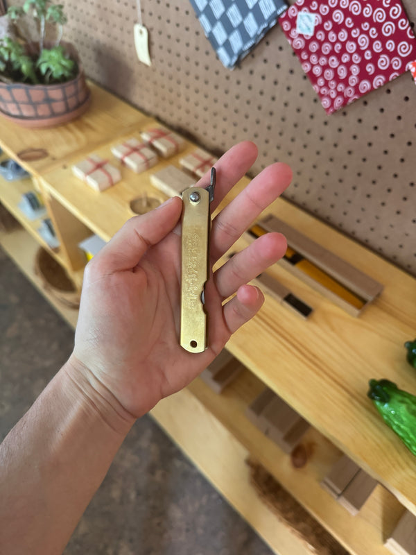 Niwaki Blue Steel Higonokami Folding Knife