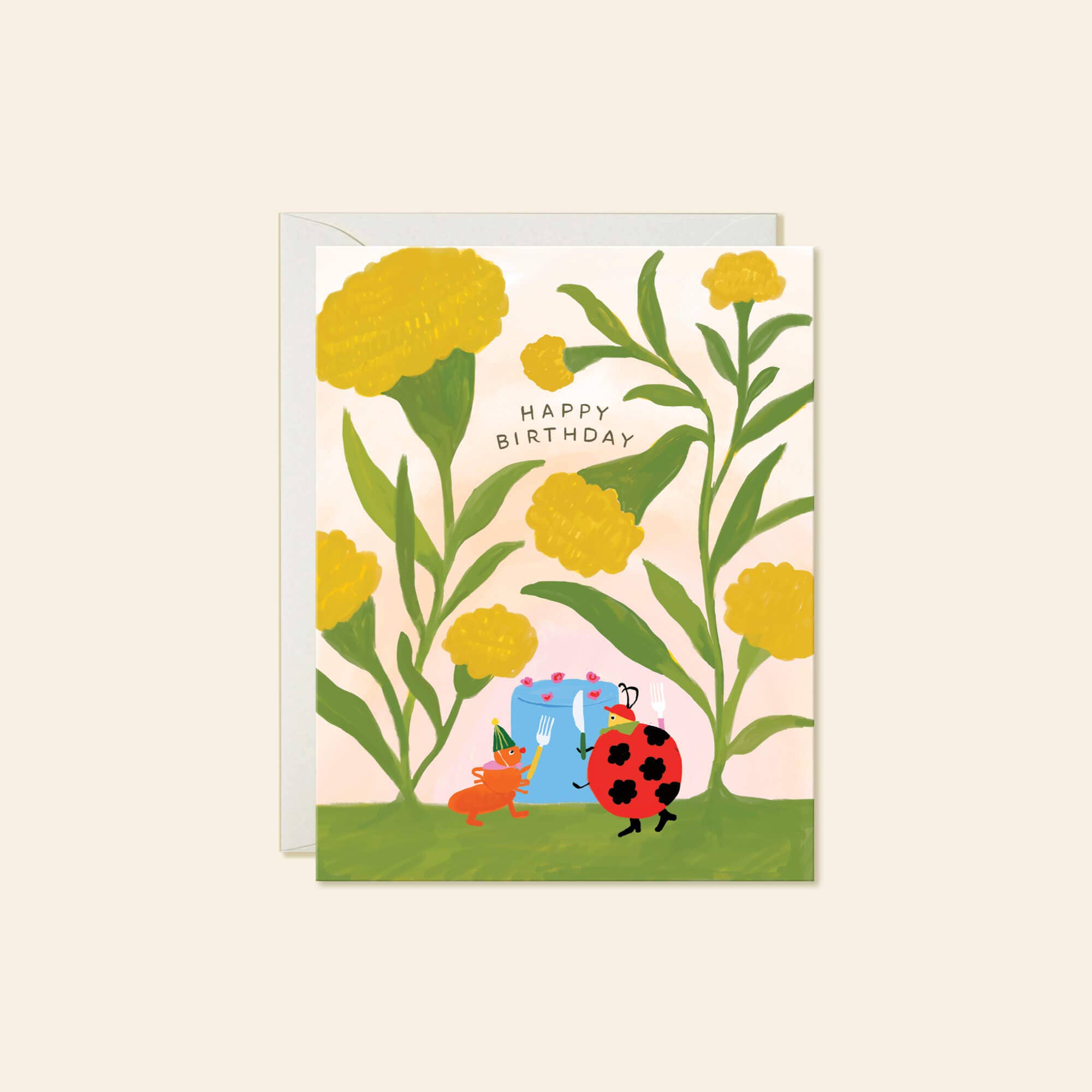 Bugs' Birthday Party – Cute Nature| Garden Bug Birthday Card