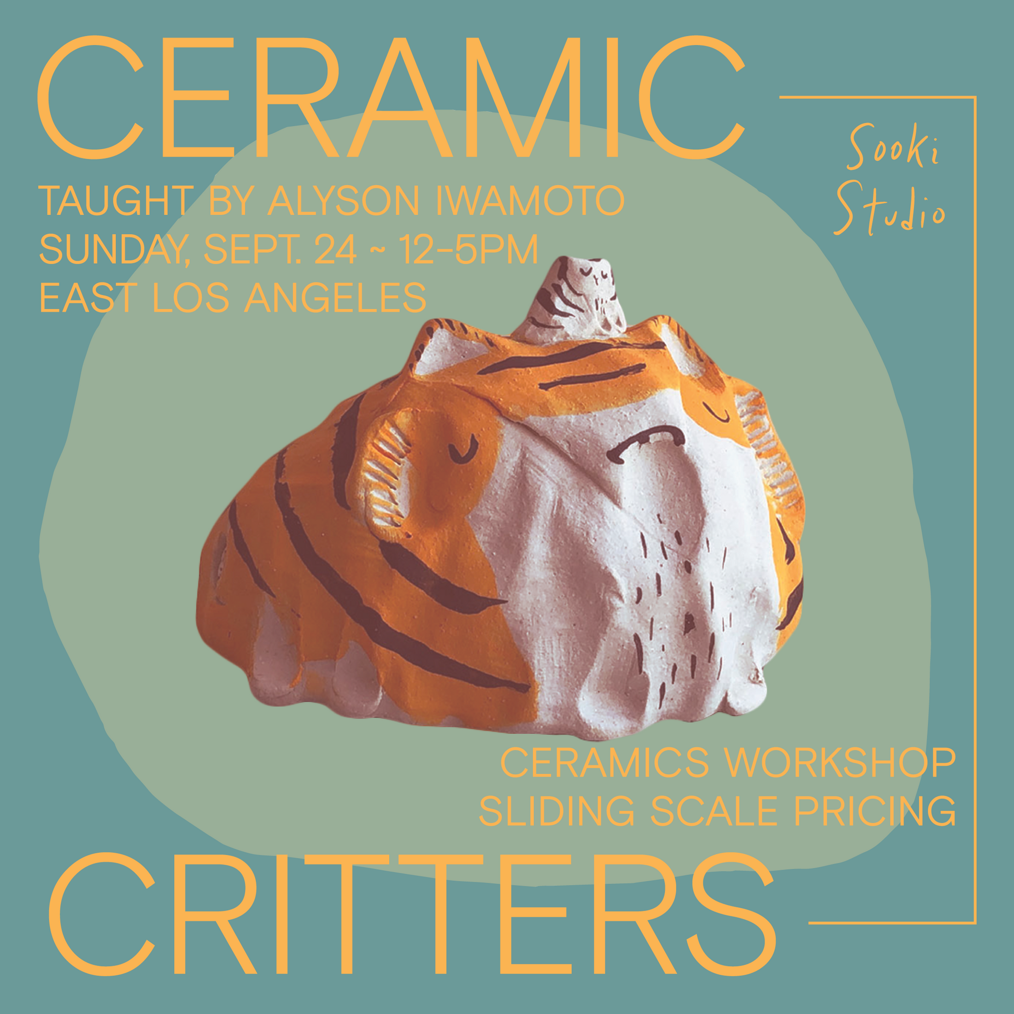 Ceramic Critters with Alyson Iwamoto - 9/24
