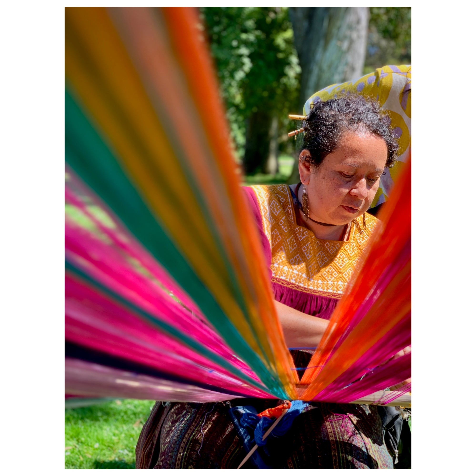 Mayan Backstrap Loom Weaving with Sari Monroy Solís- October 18