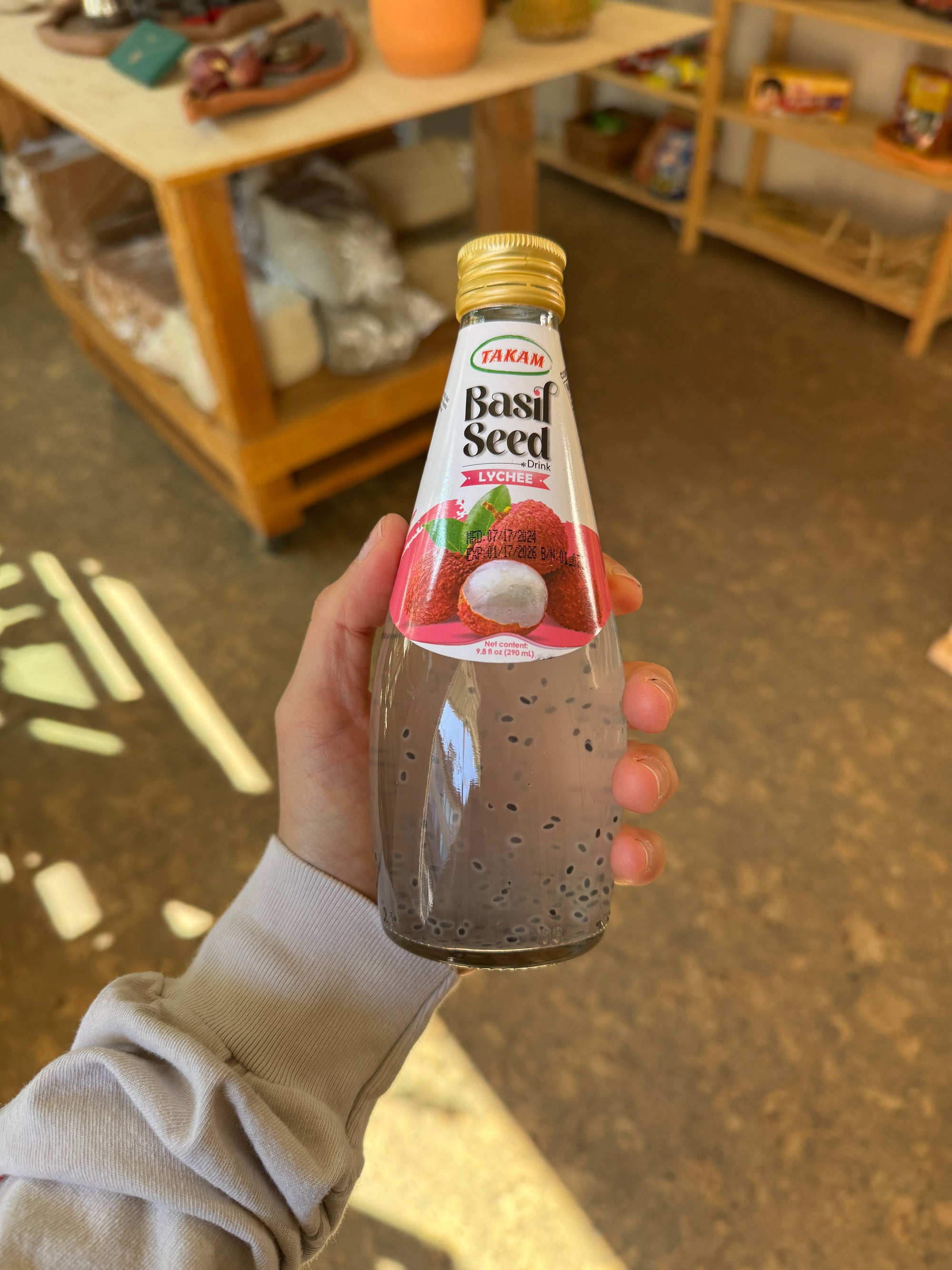 Basil Seed Lychee Drink