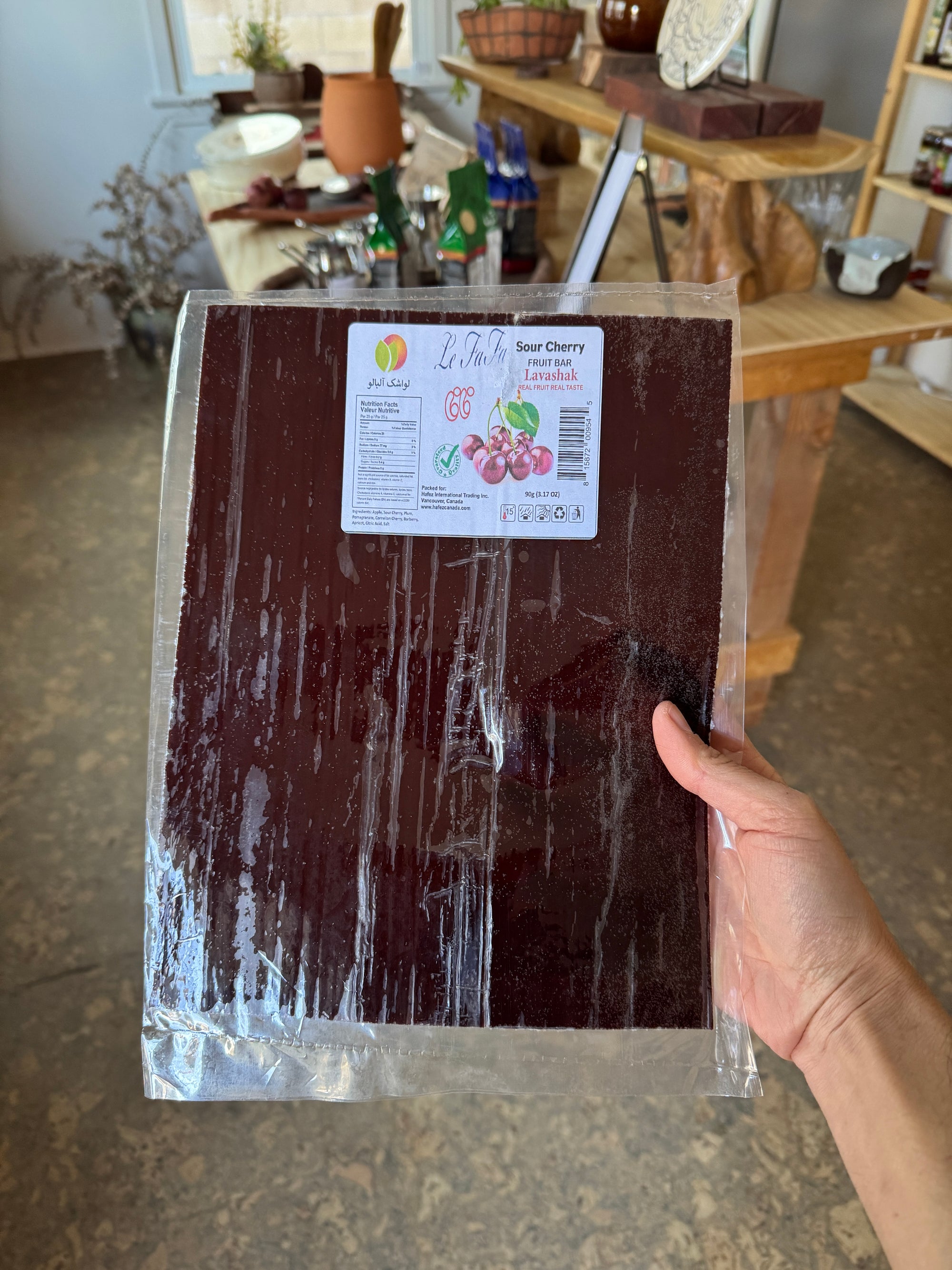 Sour Cherry Lavashak