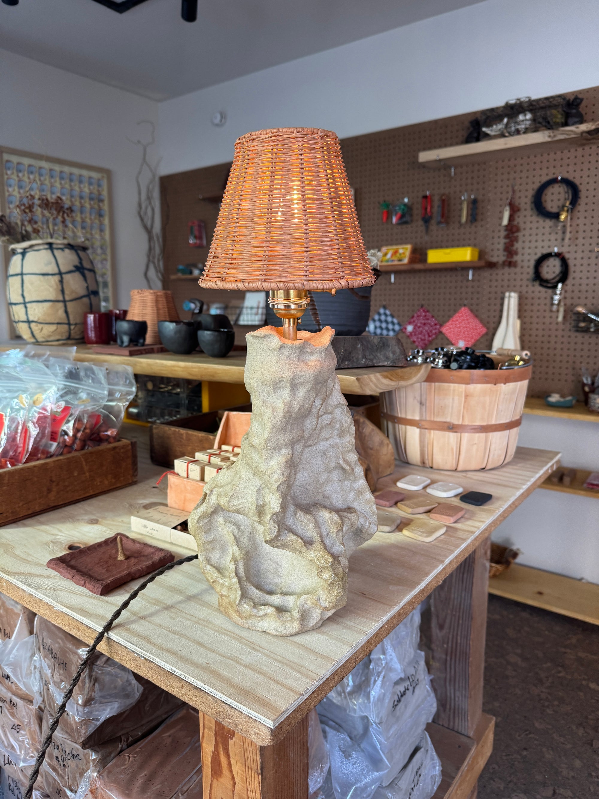 Sculpting Light: Ceramic Lamps - Sept.
