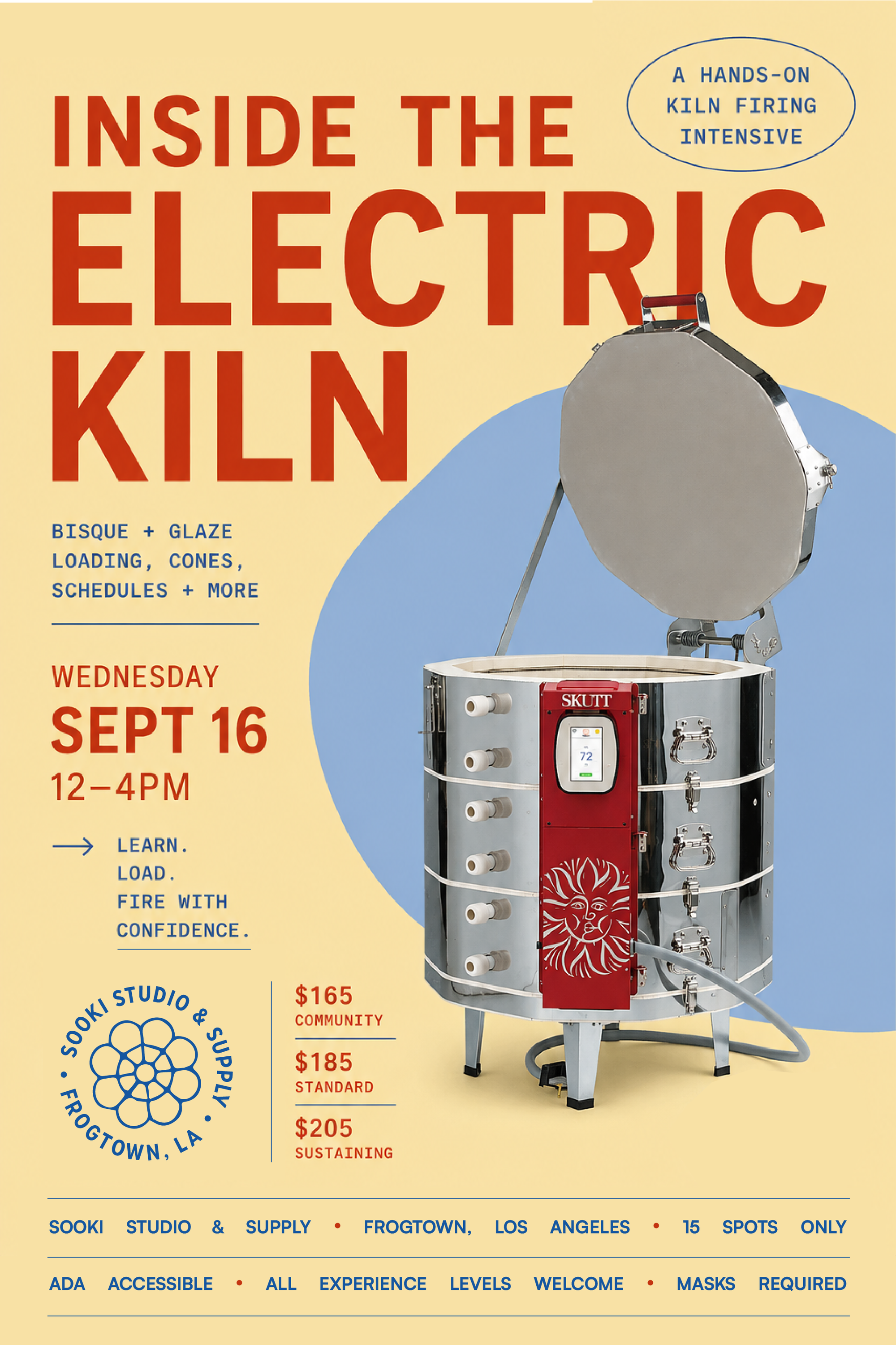 Inside the Electric Kiln: A Hands-On Firing Intensive - Sept. 16