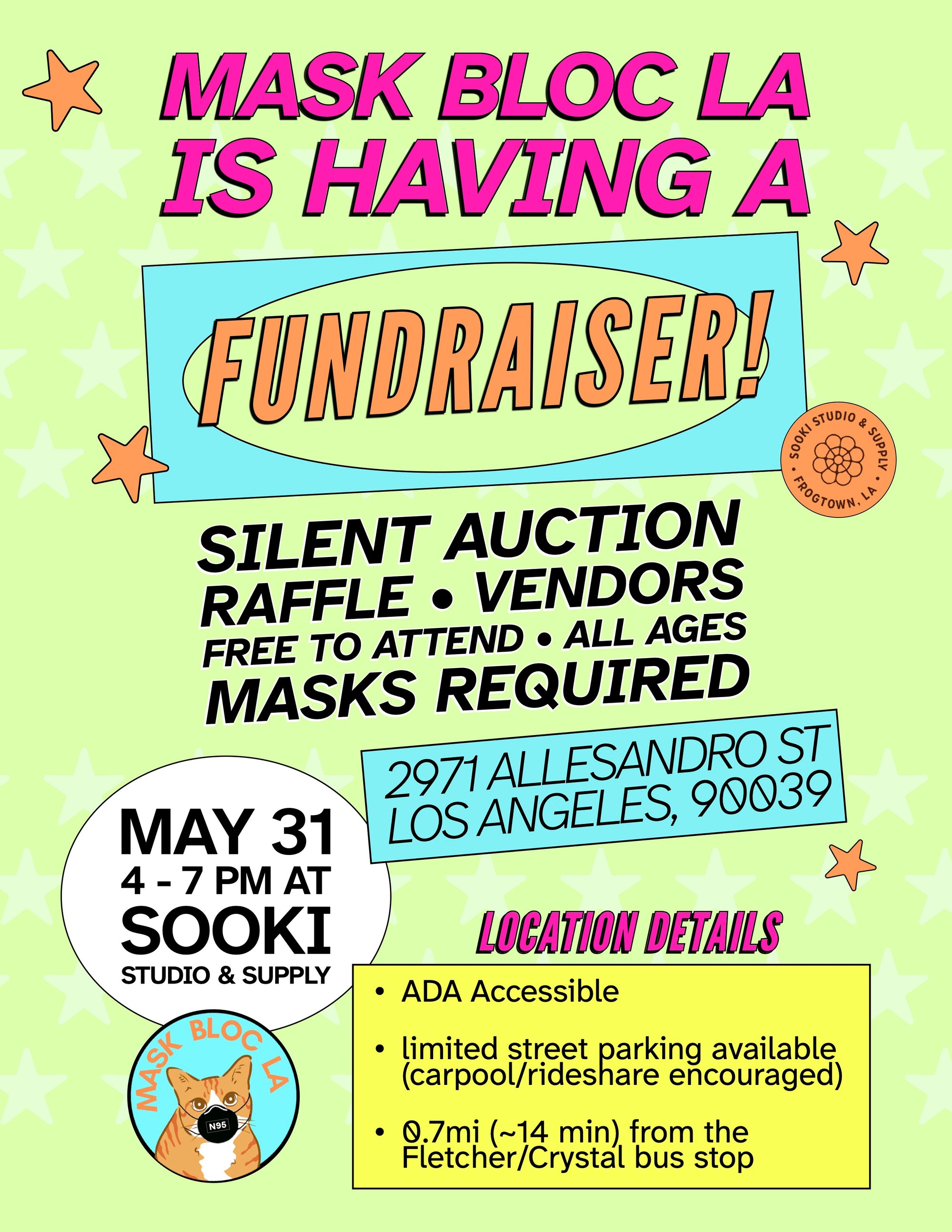 Mask Bloc LA Fundraiser - 5/31
