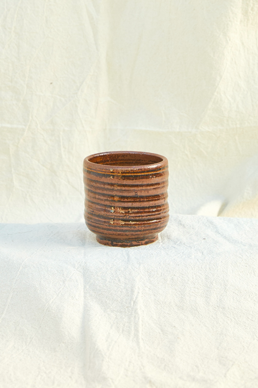 Amber Celadon Cups
