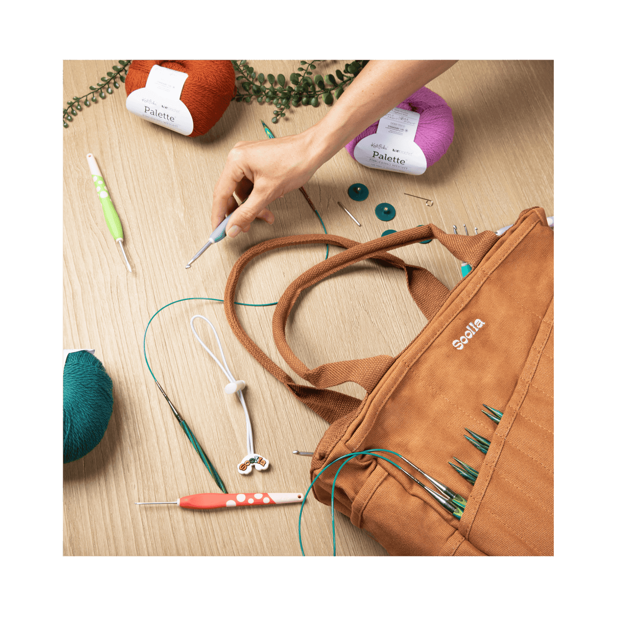 Soolla Studio Bag, Cinnamon, Pottery Tool Bag
