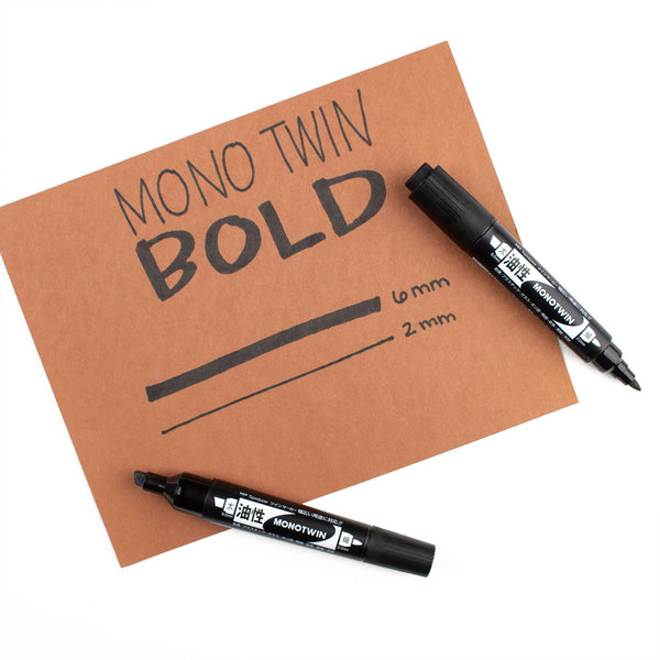 Tombow - MONO Twin Bold, Black