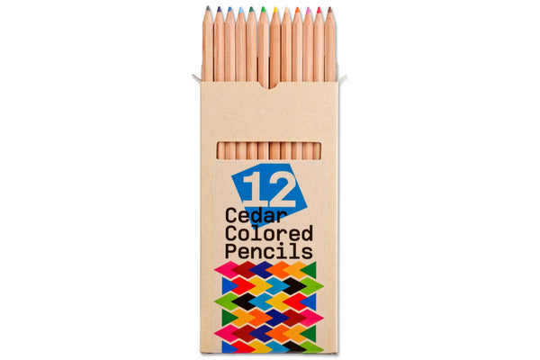 Cedar Colored Pencils, Set of 12
