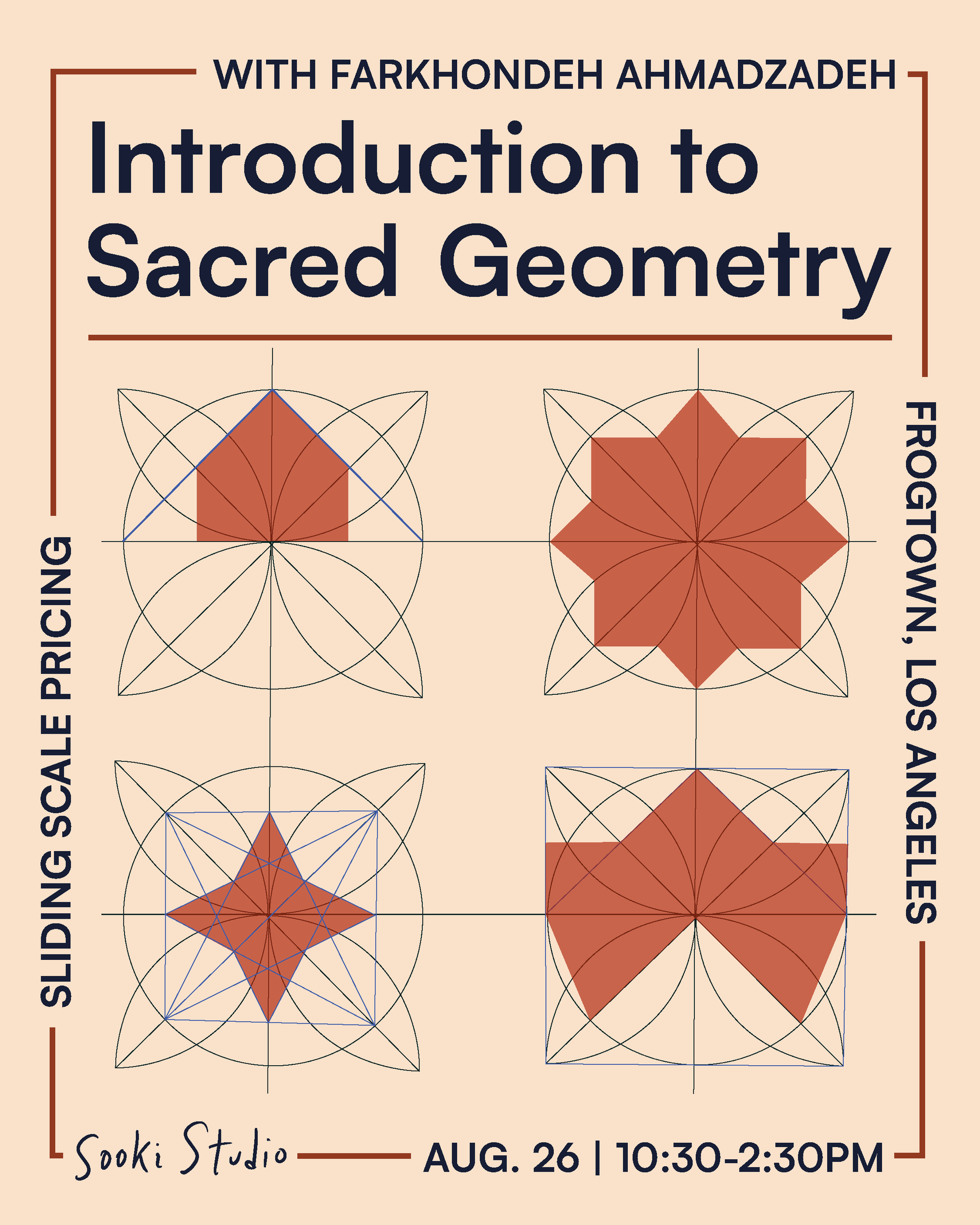 Intro to Sacred Geometry with Farkhondeh Ahmadzadeh - 8/26