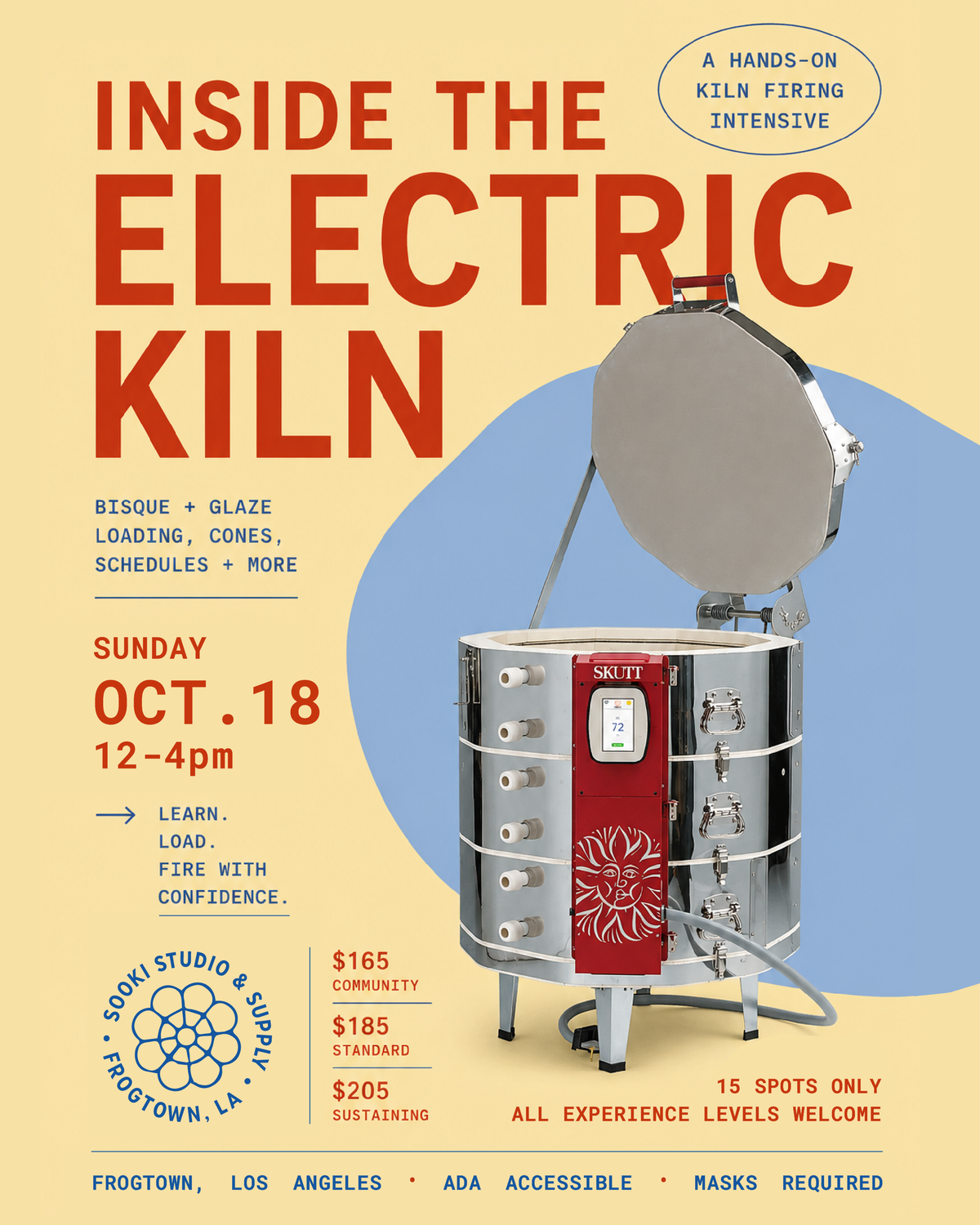 Inside the Electric Kiln: A Hands-On Firing Intensive - Oct. 18