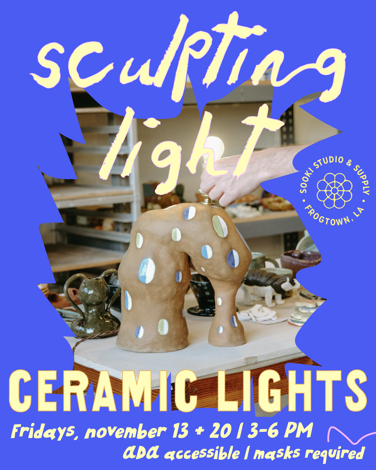 Sculpting Light: Ceramic Lamps - Nov. 13 + 20