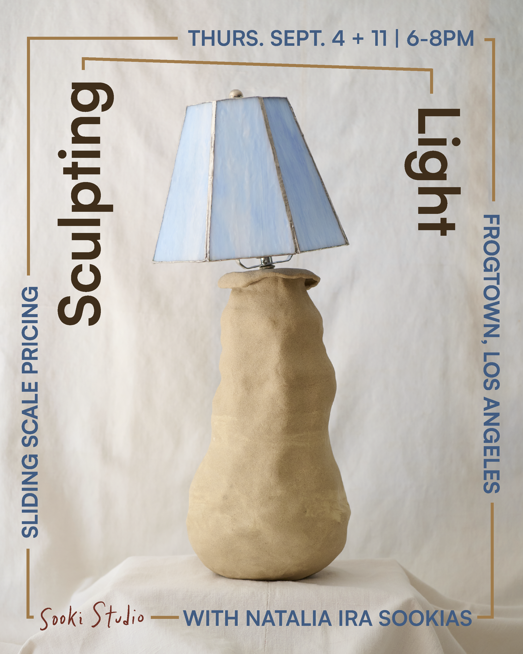 Sculpting Light: Ceramic Lamps - Sept.