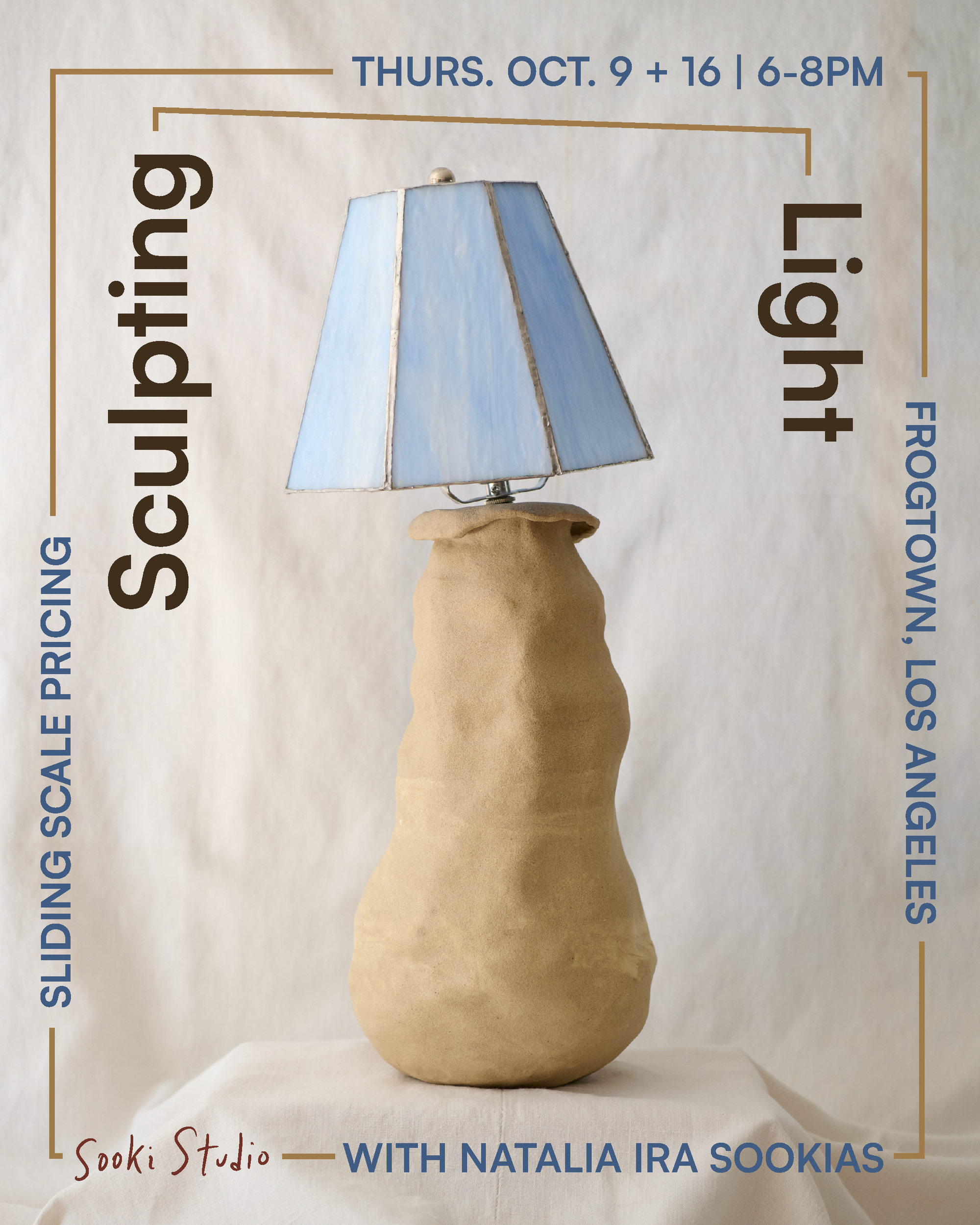 Sculpting Light: Ceramic Lamps - Oct.