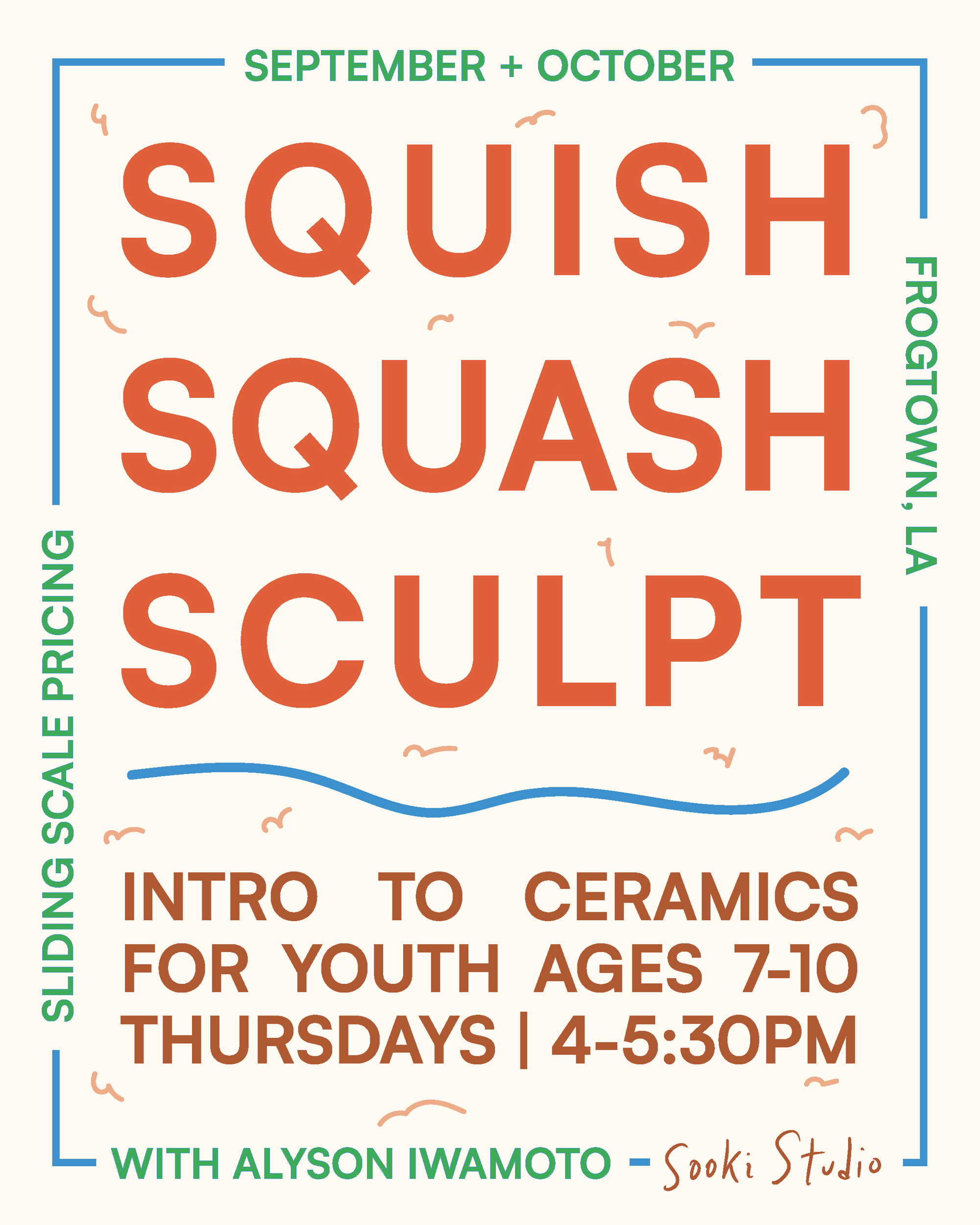 Squish, Squash, Sculpt: Youth Ceramics Ages 7-10